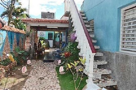 'Courtyard' Casas particulares are an alternative to hotels in Cuba.